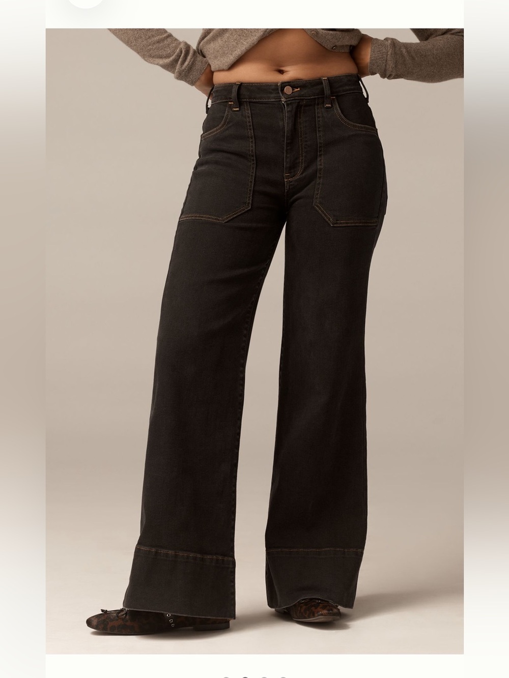 NWT The Rylan Curvy High-Rise Flare Jeans by Pilcro - Picture 3 of 6